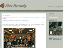 Tablet Screenshot of blueremedy.com